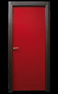 Colori disponibili: mazzetta RAL. Pannello Laccato, stipite in Laminatino.
